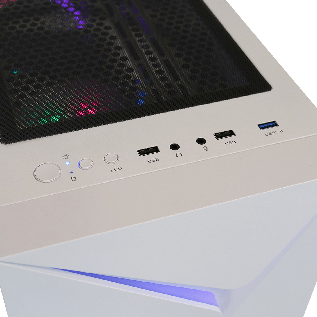 PC WHITE GAMER - Façade